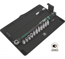 Ключ динамометрический WERA 05075680001 click-torque c 3 set 1 набор торцевых головок с 40 WE-075680