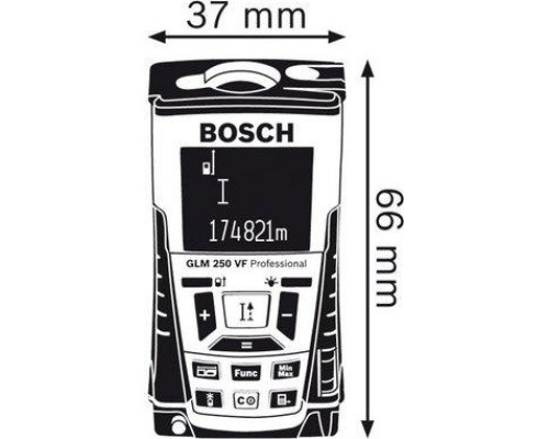 Лазерная рулетка BOSCH GLM 250 VF [0601072100]