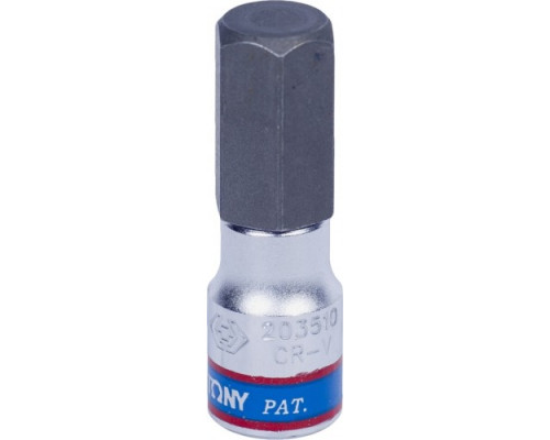 Насадка шестигранная KING TONY 203510, 10 мм
