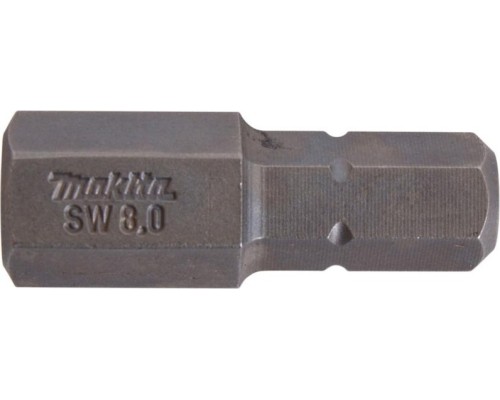 Насадка шестигранная MAKITA P-21412 hex8.0, 25 мм, e-form (mz), 10 шт.