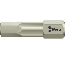 Бита для заворачивания, нержавеющая сталь WERA 3840/1 TS 6,0 мм, 25 мм WE-071076 [WE-071076]