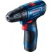 Аккумуляторный шуруповерт BOSCH GSR 120-LI Professional [06019F7001] 2х1,5 Ач