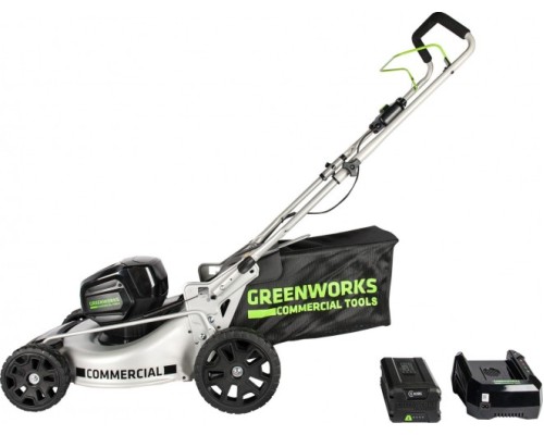 Газонокосилка аккумуляторная GREENWORKS GC82LM46K5 бесщеточная (2502407UB) [2502407UB]