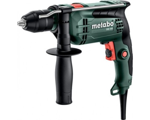 Дрель ударная сетевая METABO SBE 650 (БЗП) односкоростная [600671850]