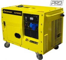 Генератор бензиновый CHAMPION GG7500ES в кожухе