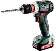 Аккумуляторный шуруповерт METABO PowerMaxx BS 12 BL Quick 2х2.0 Ач, бесщеточная [601039500]