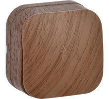 Выключатель проходной IEK GLORY ВСп10-1-0-ХД 1-клавишный 10А дуб EVH12-K24-10