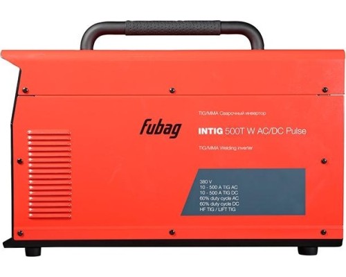 Сварочный инвертор FUBAG INTIG 500 T W AC/DC PULSE (31457) + горелка fb tig 18 5p 4m (38463) + модуль [31457.1]