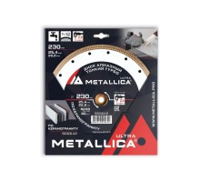 Алмазный диск для резки гранита METALLICA Ultra 230x25,4/22,2 мм, H=10 мм тонкий турбо [900642]