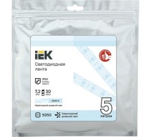 Лента светодиодная IEK LSR-5050W30 7,2w 12В IP20 (5 м) [LSR2-2-030-20-3-05]