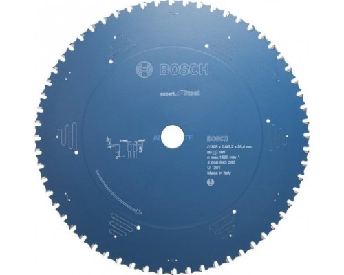 Пильный диск по стали BOSCH 305х60х25.4 мм Expert for Steel [2608643060]