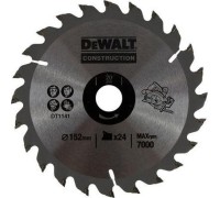 Пильный диск универсальный DeWALT 152х24тх20 мм Construction DT1930-QZ DT1930-QZ