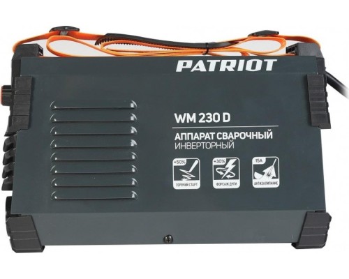 Сварочный инвертор PATRIOT WM230D MMA 605302023 [605302023]