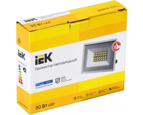 Прожектор IEK СДО 06-30 светодиодный 6500к ip65 бел. [LPDO601-30-65-K01]