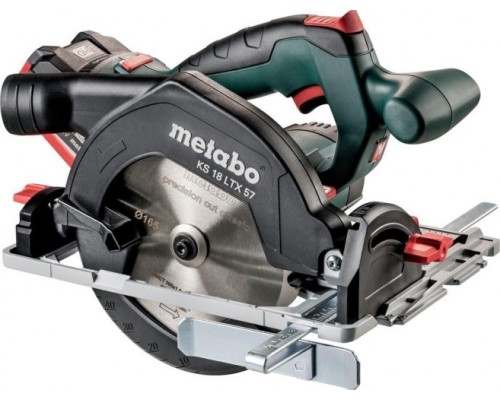 Пила циркулярная аккумуляторная METABO KS 18 LTX57 2х8,0 Ач Metaloc [601857810]