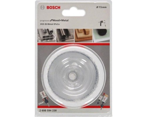 Коронка биметаллическая BOSCH PROGRESSOR 73 мм bim mm, new [2608594230]