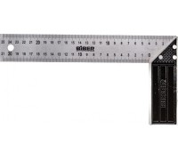 Угольник Biber ПРОФИ 250мм 40625 столярный с гравировкой тов-093465