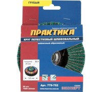 Круг комбинированный абразивный ПРАКТИКА 125 мм М14 грубый 779-752 779-752