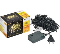 Гирлянда IEK LIGHTING нить 10м  100 светод. теплый белый свет IP20, контр/ 8 сцен LGDB110-1-100-10-G-S-20