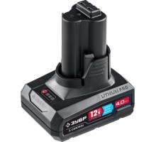 Аккумулятор ЗУБР 12.0V 4.0 Ач Li-ion ST7-12-4