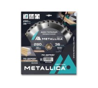 Пильный диск по дереву METALLICA Optima 280x30 мм 36 зубов, Т=3,0 мм прод/поперечн 902936