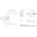 Ручка защелка НОРА-М НН межкомнатная 