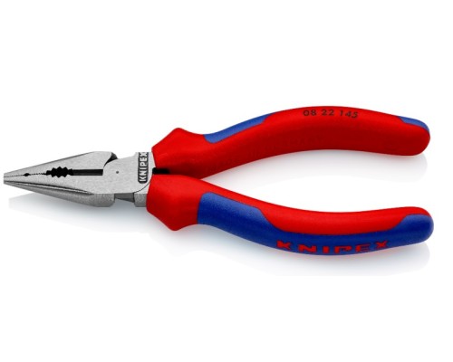 Плоскогубцы KNIPEX KN-0822145TBK комбинированные остроконечные с удлиненными губкам