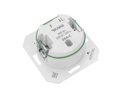 Светорегулятор поворотный Kranz KR-78-0224 DEA 300вт с/у мех. бел Светорегулятор поворотный Kranz KR-78-0224 DEA 300вт с/у мех. бел