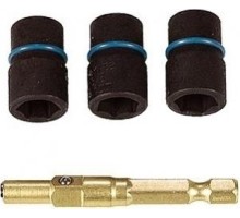 Торцевая головка MAKITA B-40369 Impact Gold 9.6х61 (хвостовик + 3 головки)