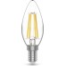 Лампа светодиодная GAUSS Basic Filament Свеча 5,5W 510lm 2700К Е14 LED (3 лампы в упаковке) [1031116T]