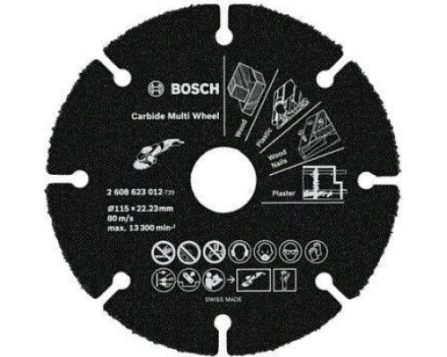 Твердосплавный диск универсальный BOSCH 115х22.2 мм Multi Wheel [2608623012]