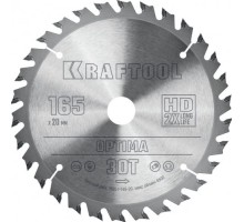 Пильный диск по дереву KRAFTOOL 36951-165-20 Optima 165х20мм 30T