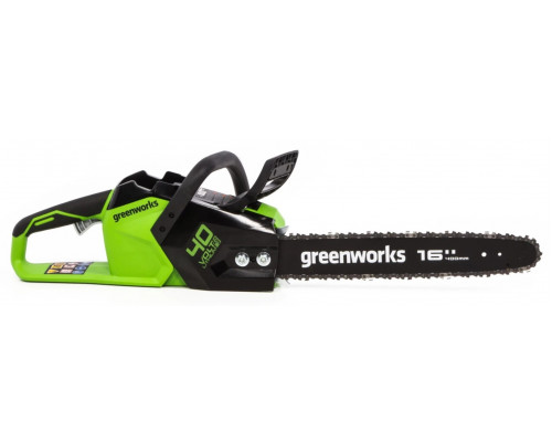 Пила цепная аккумуляторная GREENWORKS GD40CS18 40V, 40 см, б/щ, до 1,8 квт, АКБ 8Ач и ЗУ 2005807UH купить с доставкой и официальной гарантией