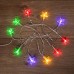 Гирлянда светодиодная NEON-NIGHT Звездочки 1,5 м прозрачный ПВХ, 10 LED мультиколор [303-090]