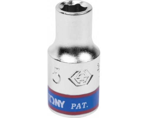 Головка шестигранная 5 мм с посадкой 1/4" KING TONY 233505M