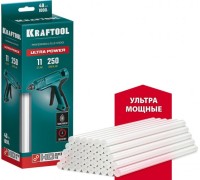 Стержень клеевой KRAFTOOL Ultra Power прозрачный d 11x250 мм (11-12 мм) 40 шт. 06848-40