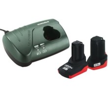 Набор аккумуляторов и зарядное устройство METABO 10,8V Basic-Set 1х2,0 Ач, 1х5,2 Ач [685067000]