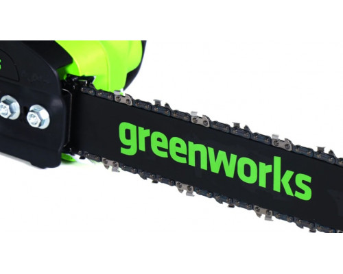 Пила цепная аккумуляторная GREENWORKS GD40CS20X 40V, 40 см, 2000 Вт, б/щ, АКБ 8Ач и ЗУ 2008807UH купить с доставкой и официальной гарантией