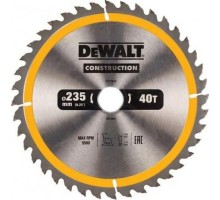 Пильный диск универсальный DeWALT 235х40тх30 мм Construction DT1955-QZ [DT1955-QZ]