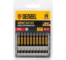 Набор бит Denzel PH2x50 мм торсионных 10 шт. 11689