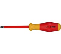 Отвертка диэлектрическая  FELO 91 520 390 крестовая pz2x100 [91520390]