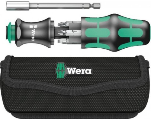 Отвертка с битами WERA Kraftform Kompakt 28 7 предметов WE-134491 [WE-134491]