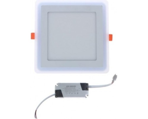 Потолочный светодиодный светильник GAUSS BL124 backlight кв 12+3w 960lm 3000k 3 реж.