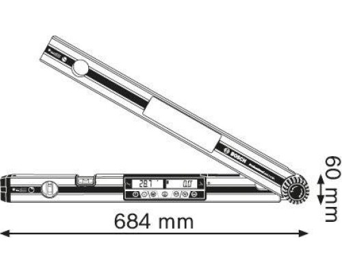 Угломер BOSCH GAM 270 MFL [0601076400] Чехол