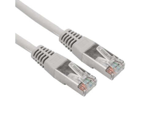 Патч-корд REXANT 02-0110-03 F/UTP, CAT 5e, RJ45-RJ45, 26AWG, LSZH, серый 0,3м