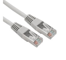 Патч-корд REXANT 02-0110-03 F/UTP, CAT 5e, RJ45-RJ45, 26AWG, LSZH, серый 0,3м