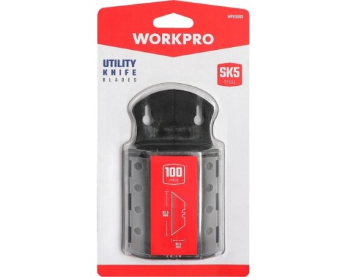 Лезвие для ножа WORKPRO WP213003 sk5 100шт. Лезвие для ножа WORKPRO WP213003 sk5 100шт.