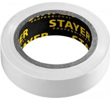 Изолента STAYER Protect-10 пвх, не поддерживает горение, 10м (0,13х15 мм), бе [12291-W]