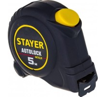 Рулетка STAYER АutoLock 5 / 25мм с автостопом [2-34126-05-25_z02]