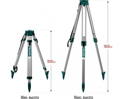 Штатив KRAFTOOL GST 165 геодезический [34732]